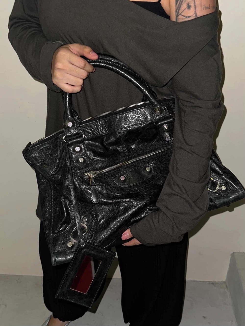 Balenciaga City Work Silver Hardware - Black - Picture 6 of 6
